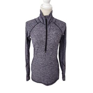 Lululemon Race Your Pace Sz 6 Purple Pullover Half Zip Sweater in Rulu EUC